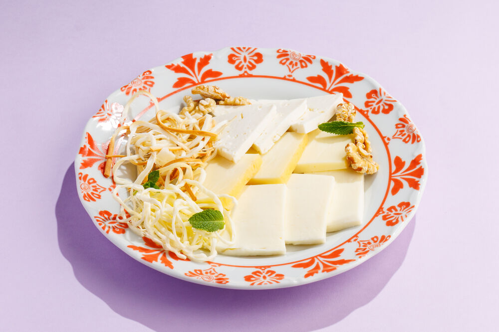Assorted cheeses
