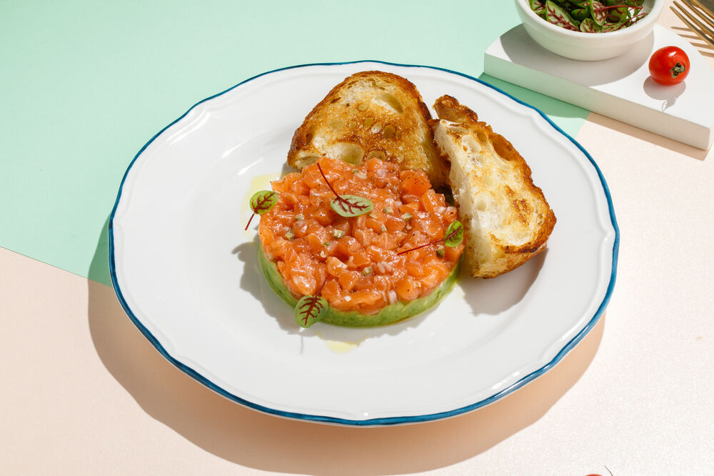 Тартар из лосося