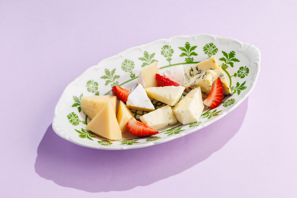 Assorted European cheeses
