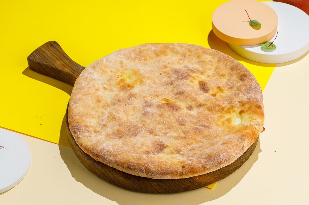 Ossetian pie with veal and potatoes