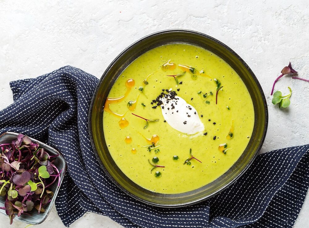 Courgette soup