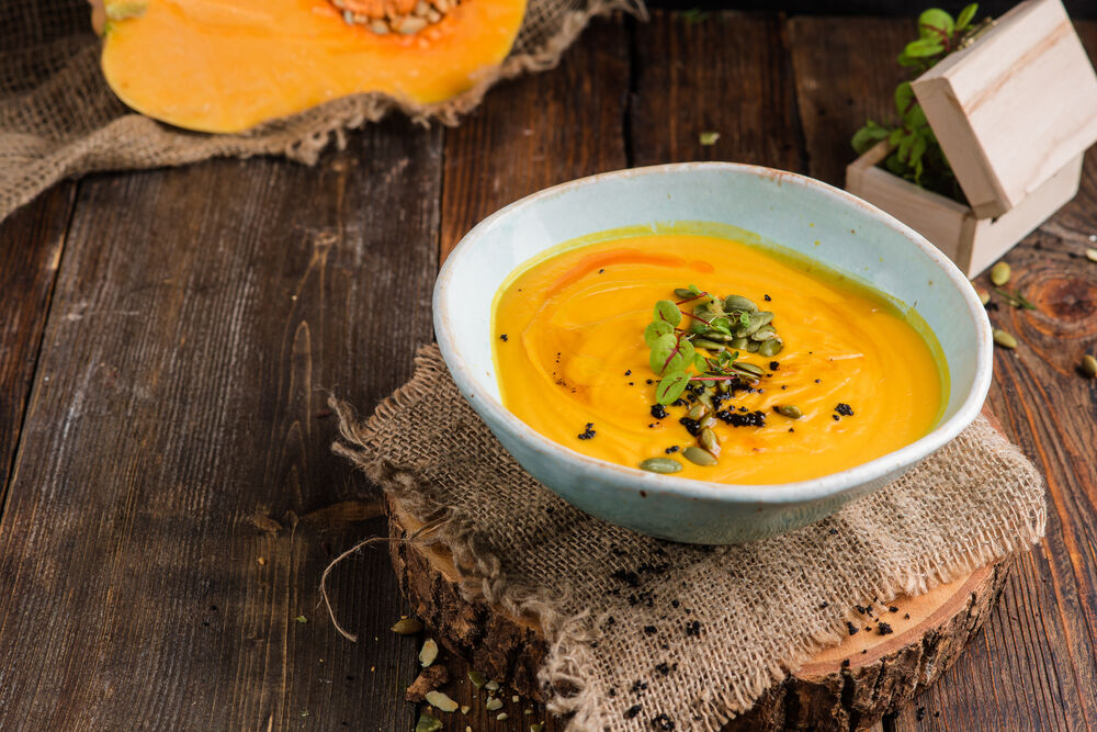 Pumpkin cream soup