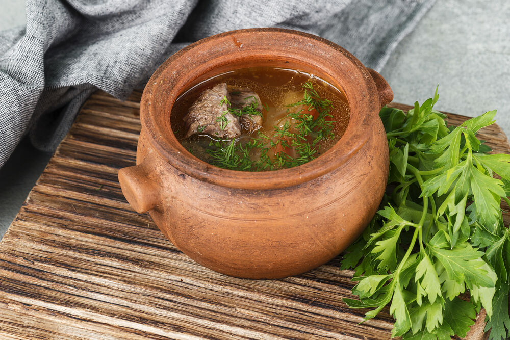 Khashlama with lamb
