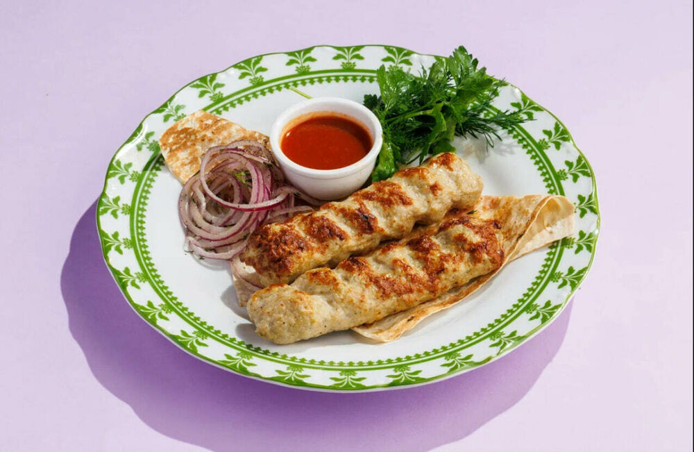 Lily-kebab from chicken