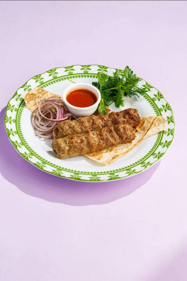 Lamb kebab from lamb