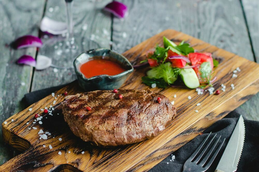 Grilled calf tenderloin