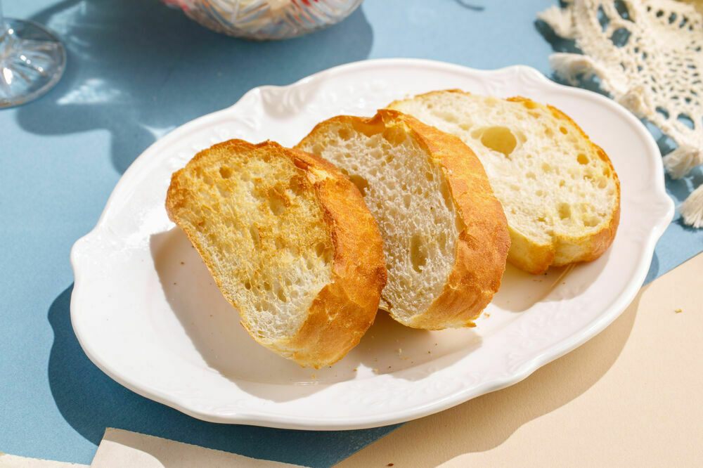 Homemade white bread
