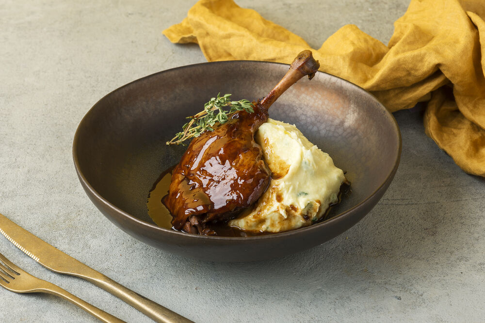 Duck leg confit
