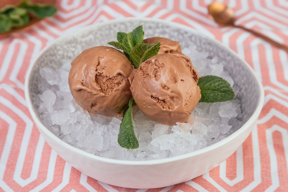 Шоколадное мороженое (1 шарик)