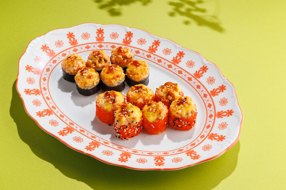 Baked roll-set
