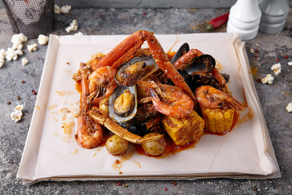 A large set of seafood