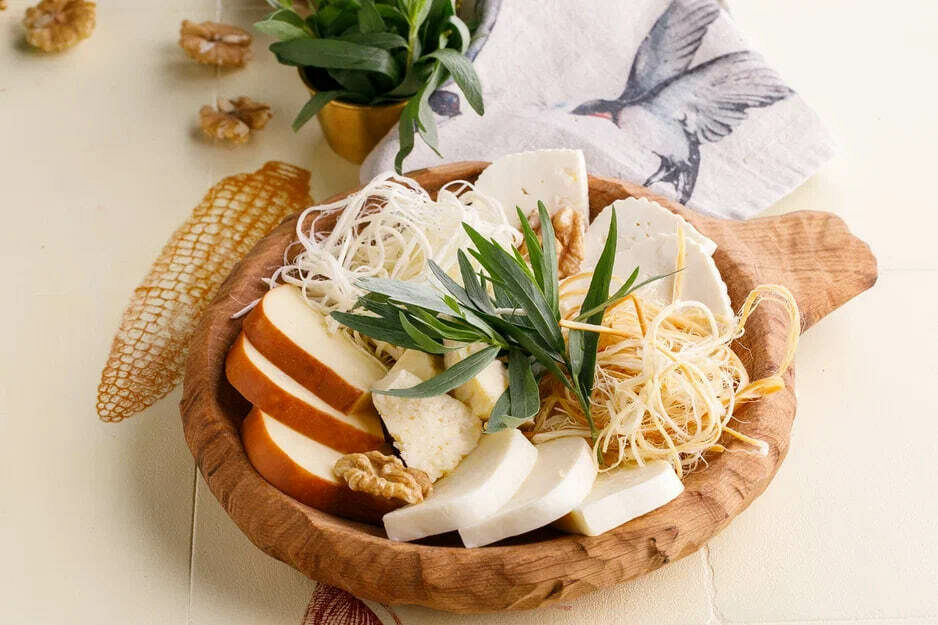 Georgian cheese plate
