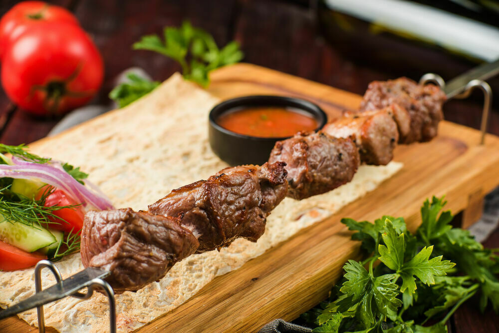Lamb fillet shish-kebab