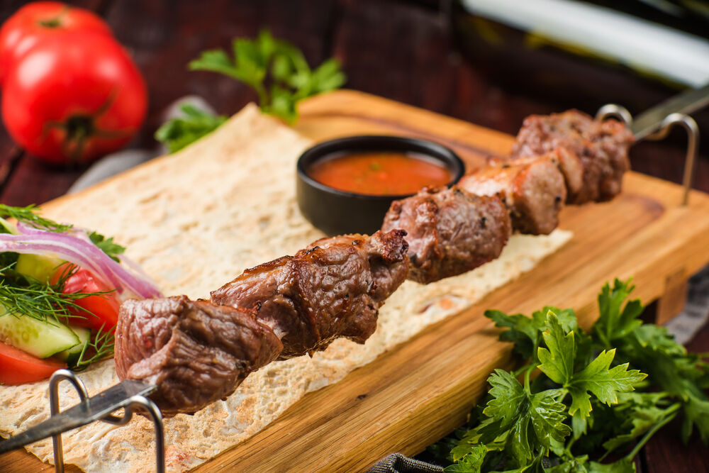 Veal shish-kebab