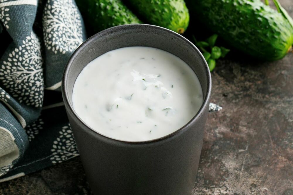 Ayran drink specially from Chef