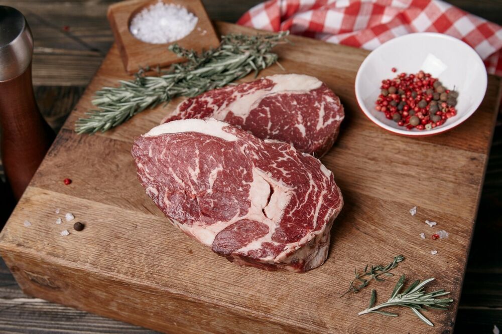 Ribeye steak intensive fattening 100 g