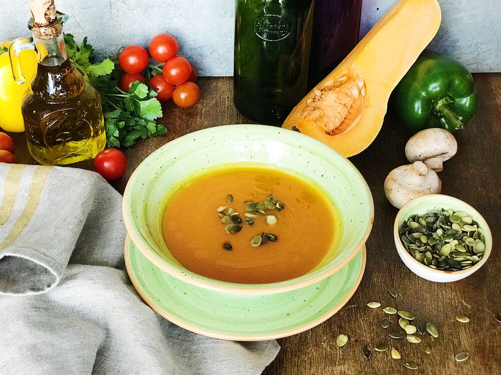 Lean pumpkin cream soup