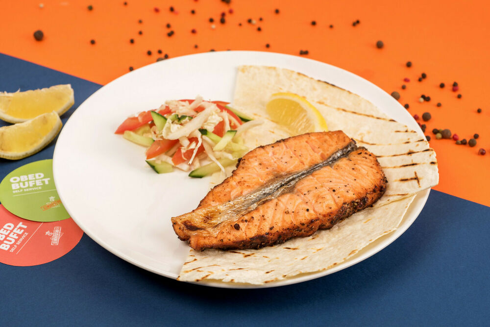 Salmon steak