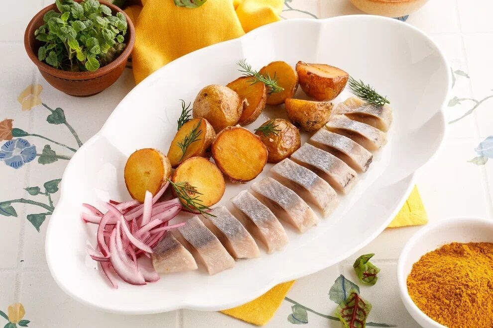 Herring with potatoes