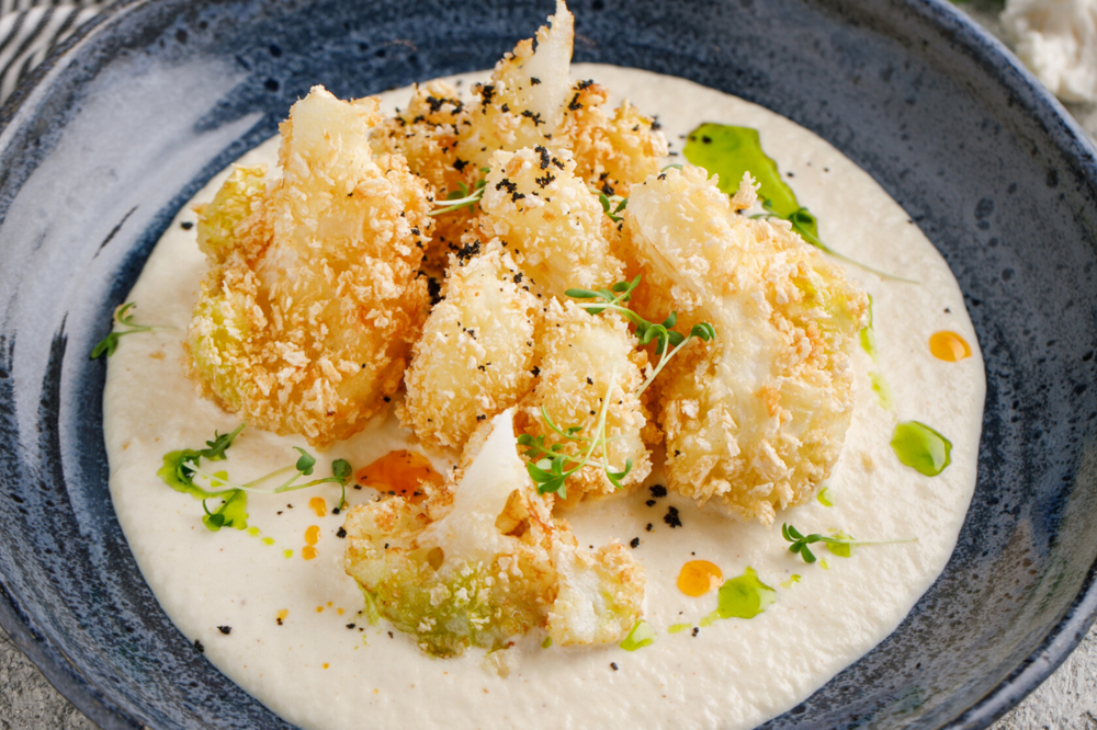 Cauliflower in crispy breading