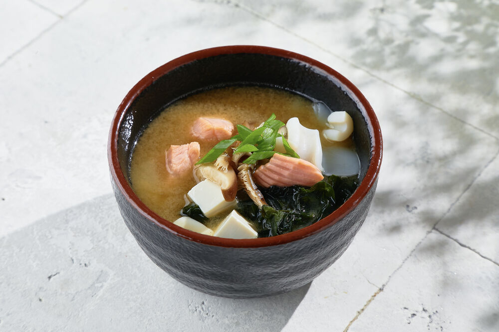 Miso seafood soup