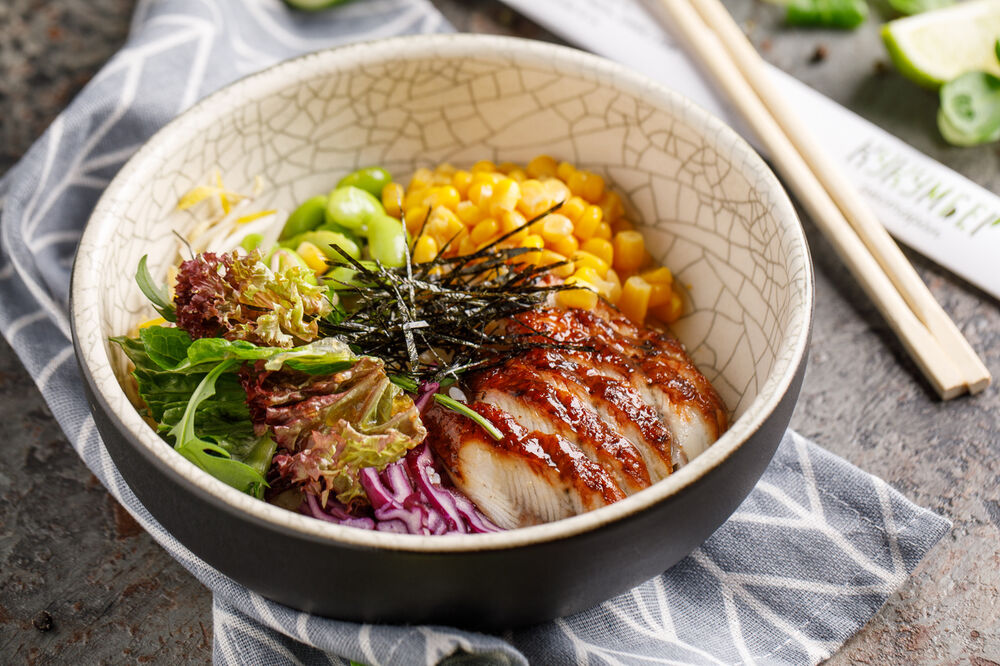 Poke with eel