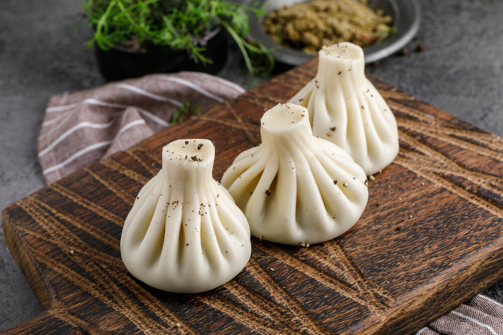 Khinkali with mushrooms