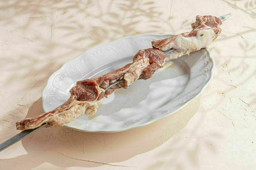 Шашлык из корейки ягненка 1 кг