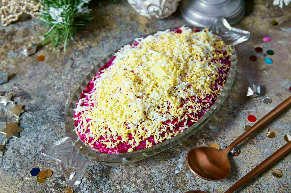 Салат "Сельдь под шубой" 0,5 кг