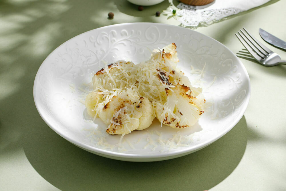 Цветная капуста с пармезаном