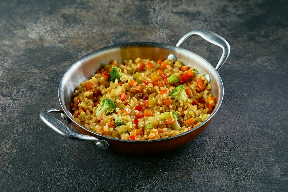 Bulgur with vegetables