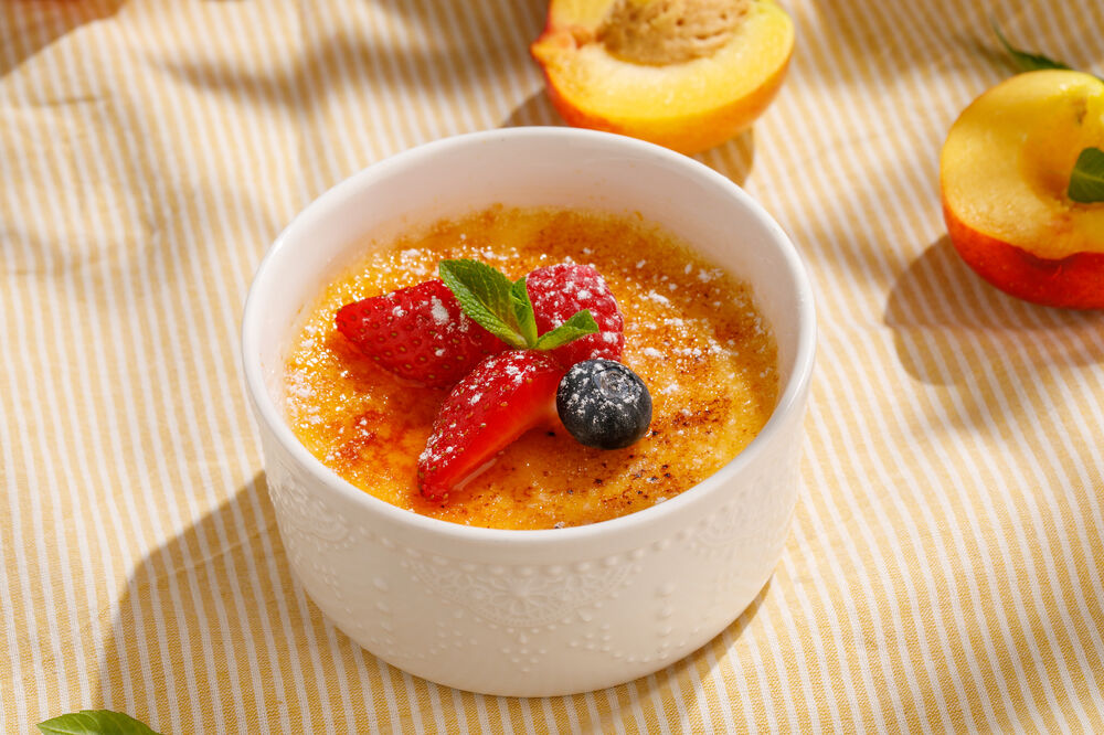 dessert "Creme Brulee"