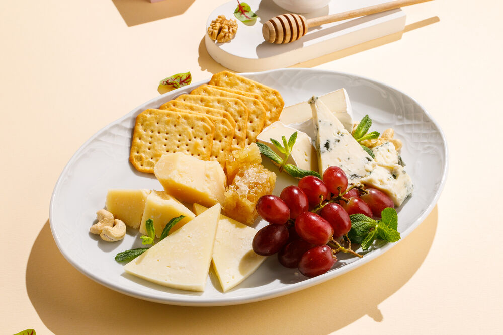 Assorted European cheeses