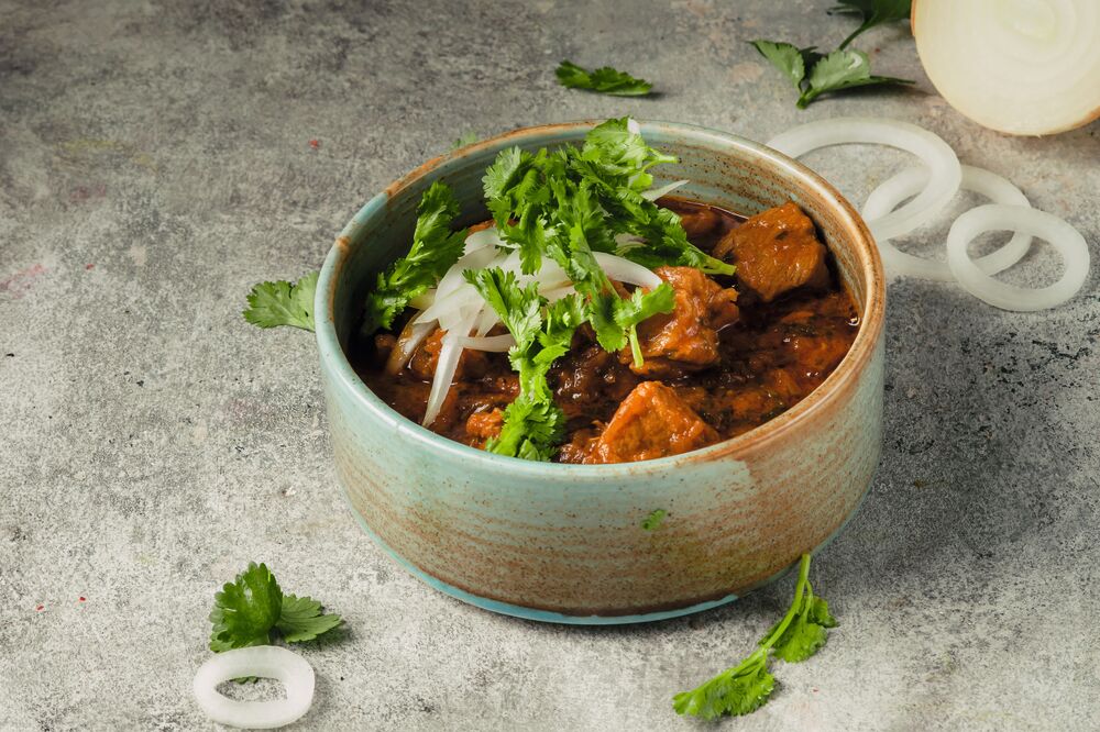 Georgian style solyanka meat soup
