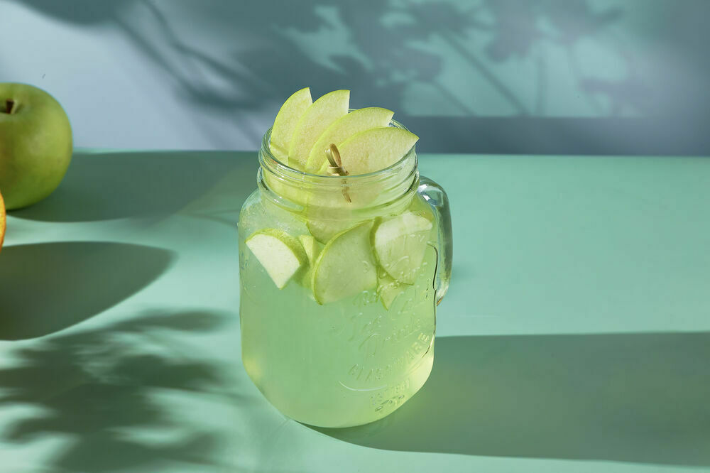 Лимонад зеленое яблоко 1 литр