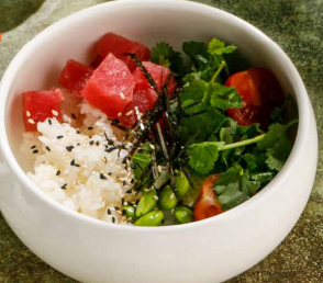 Poke with tuna