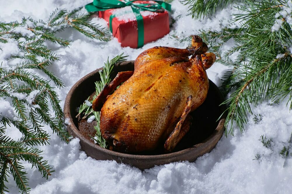 Baked farm chicken 2 kg