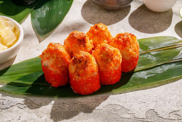 Baked crab roll