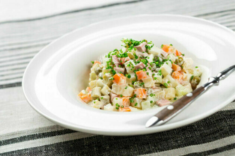 Оливье с говядиной 1 кг