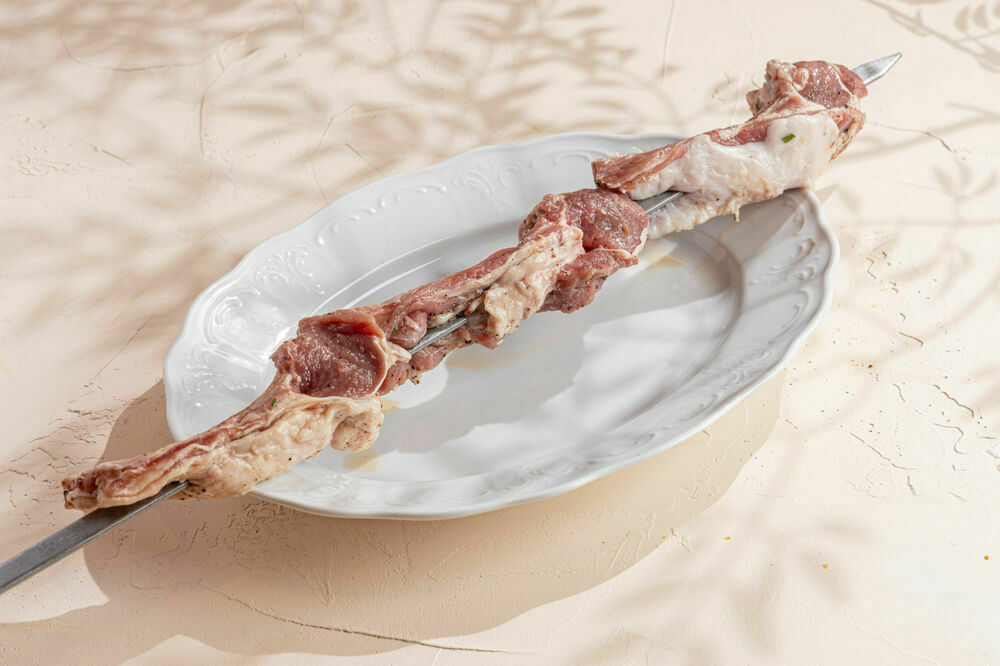 Шашлык из каре ягнёнка 1 кг