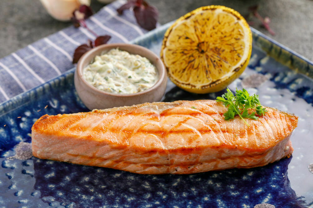 Baked salmon fillet 1 kg