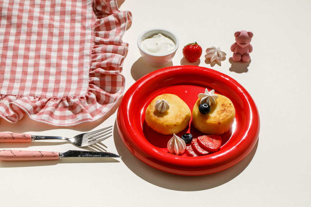 Baby cottage pancakes