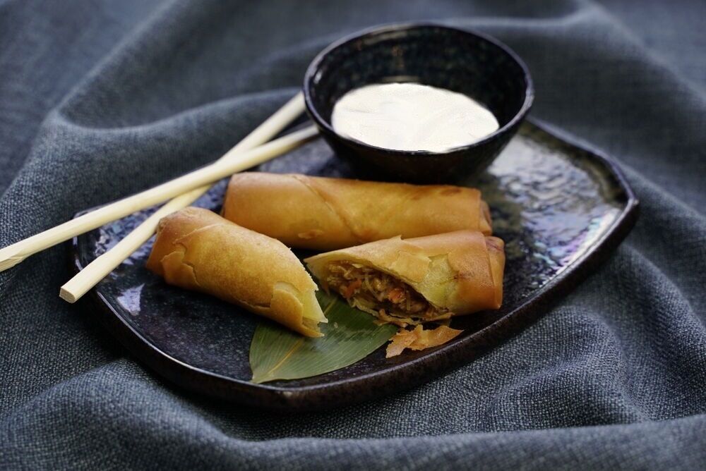  Spring roll with vegetables