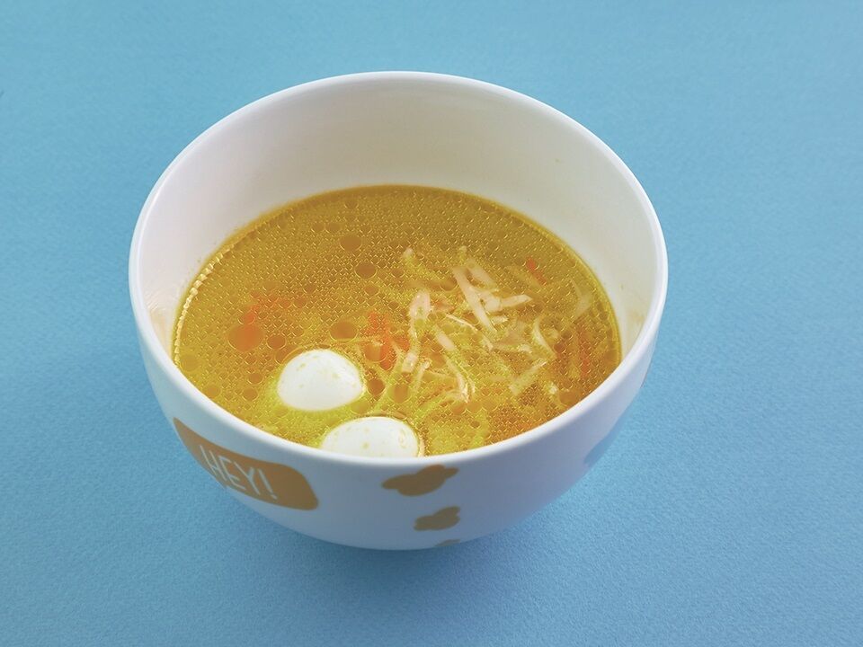 Noodle soup for children