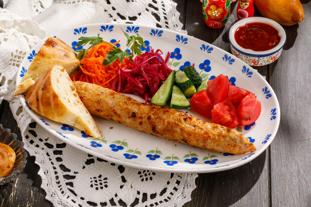 Люля кебаб из куриного бедра