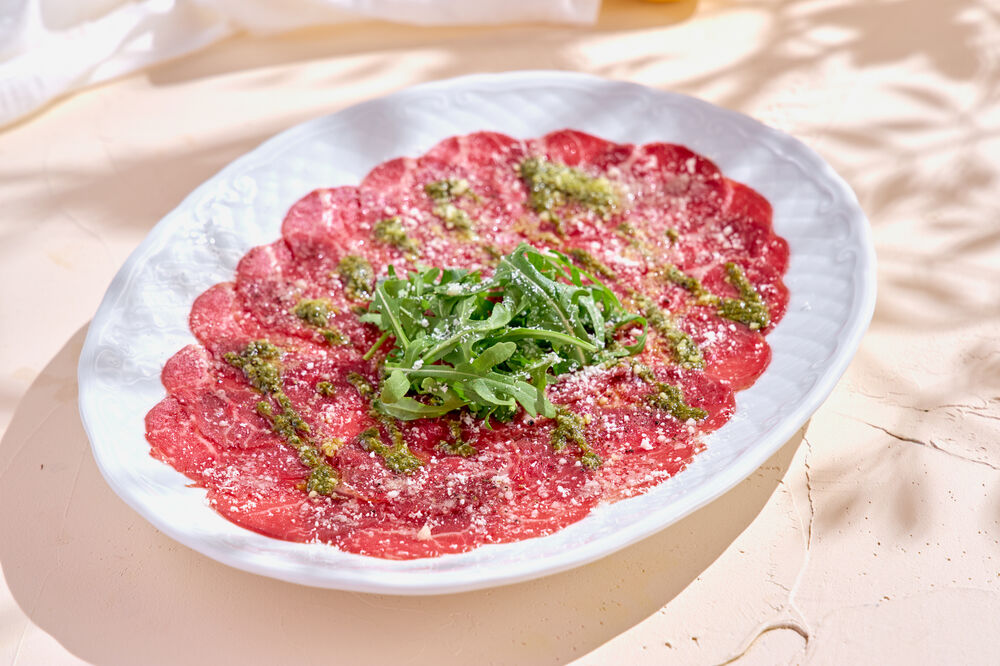 Beef carpaccio 