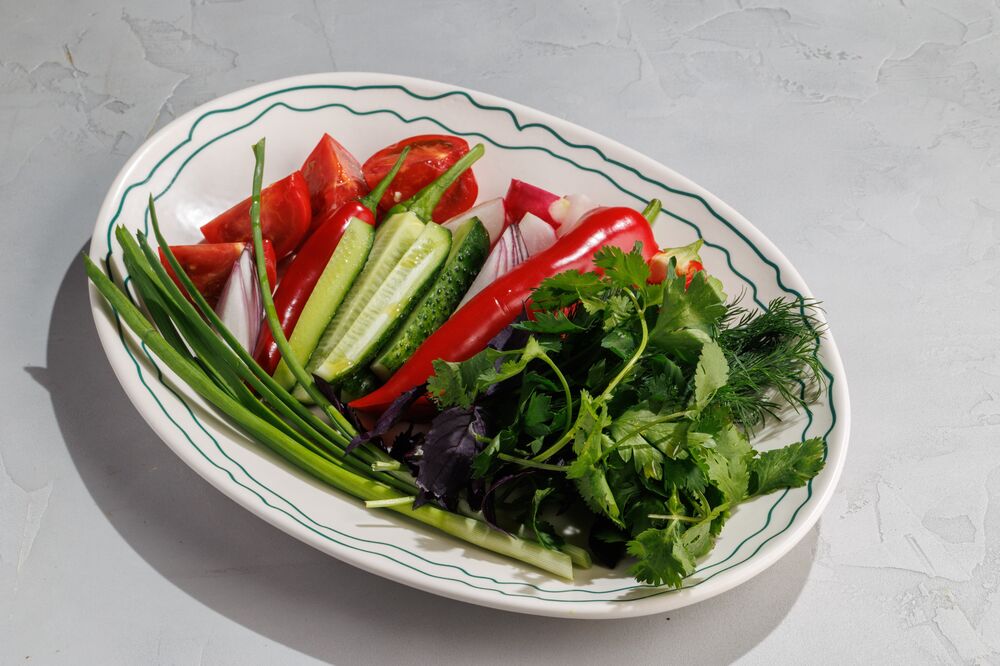 Vegetable plate