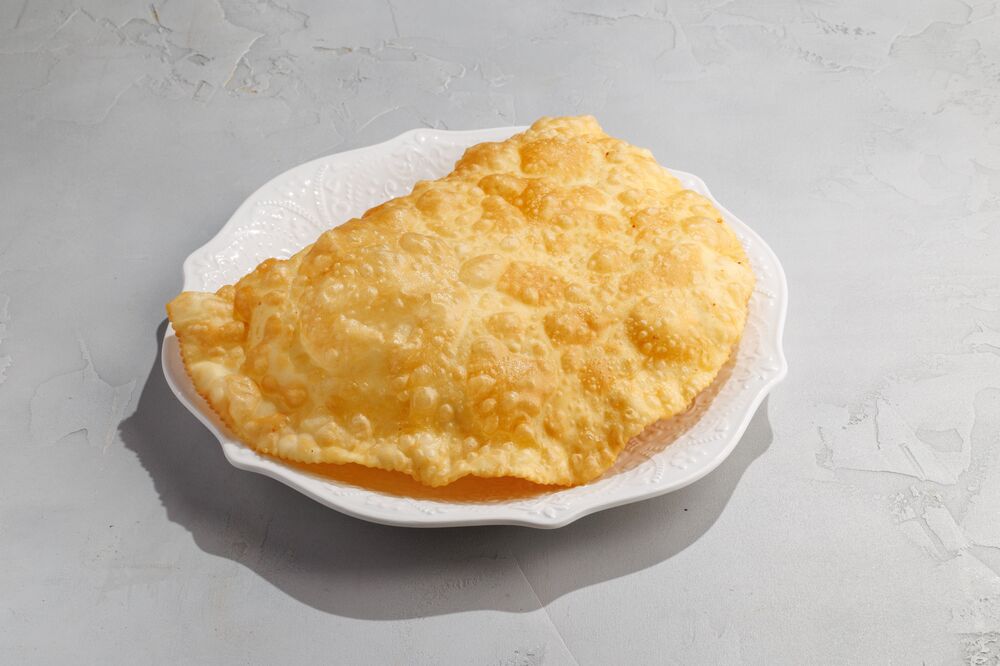 Cheburek with lamb