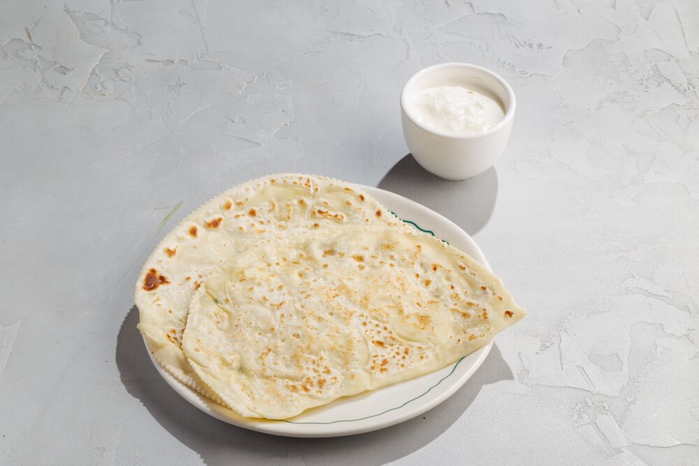 Qutabs with potatoes