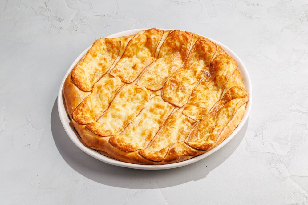 Khachapuri with smoked cheese